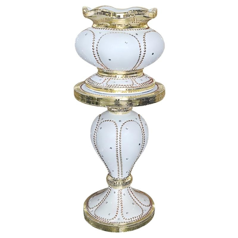 Classy and Modern 2-Piece Decorative Resin Vase with a Pot and a Stand. The iVase Available at RBM Classic Home