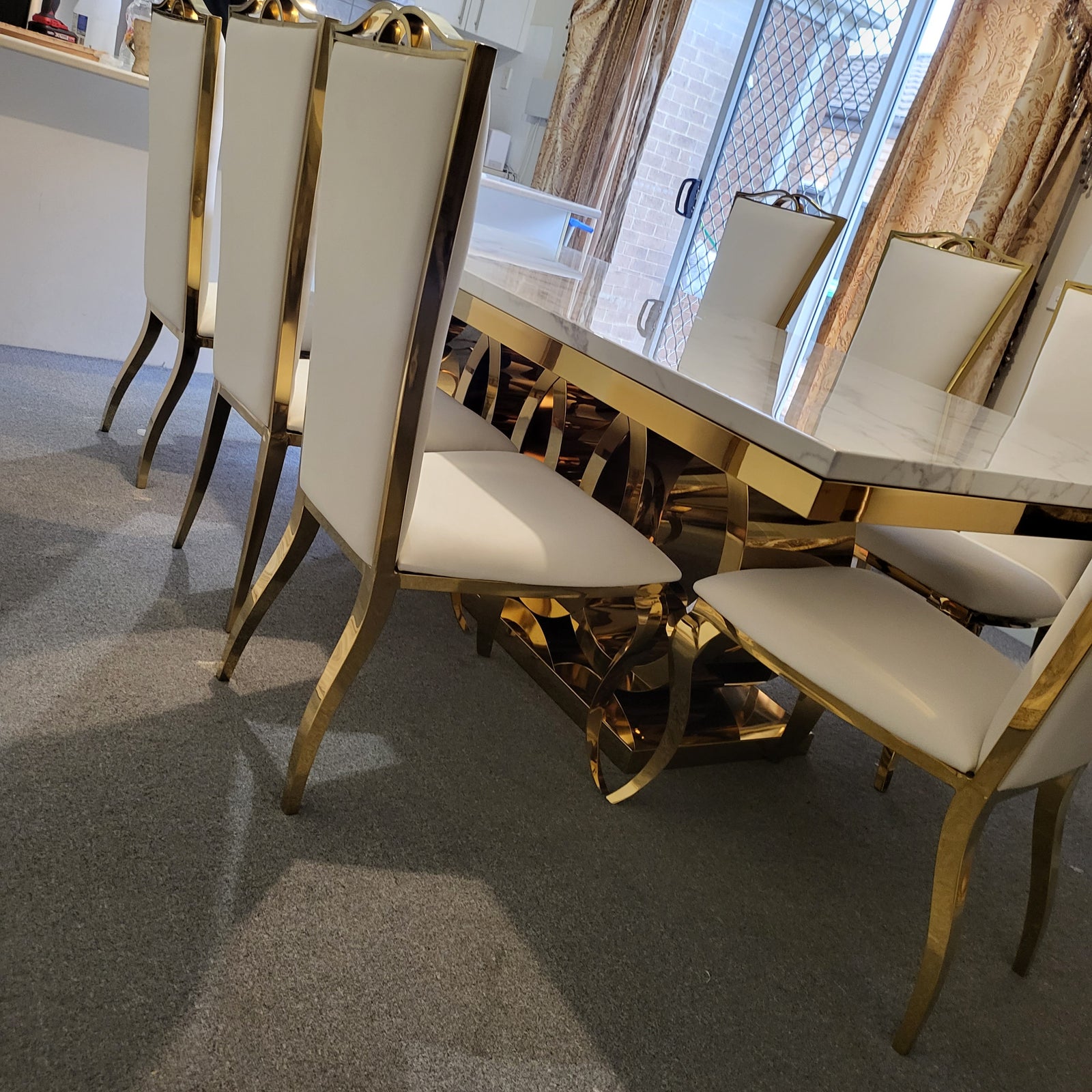 Circles (L220cm) Marble Dining Table only