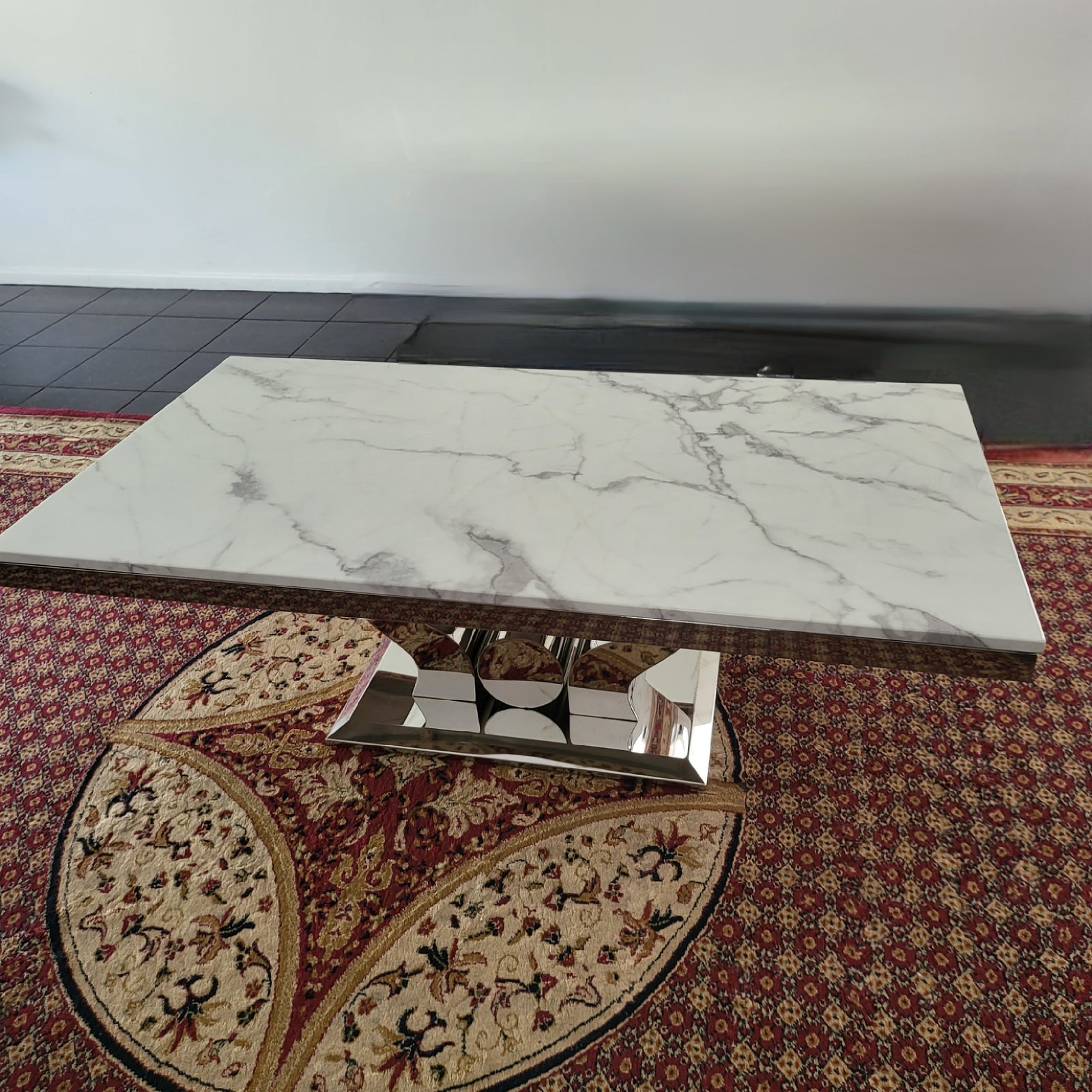 U-Shaped Marble Coffee table