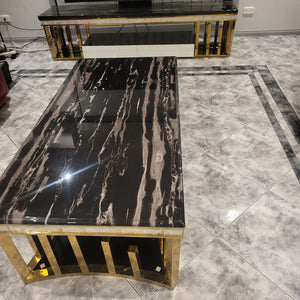 Elegant Modern Marble Coffee Table