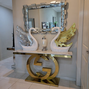 Adrian Style Marble Console Table Only