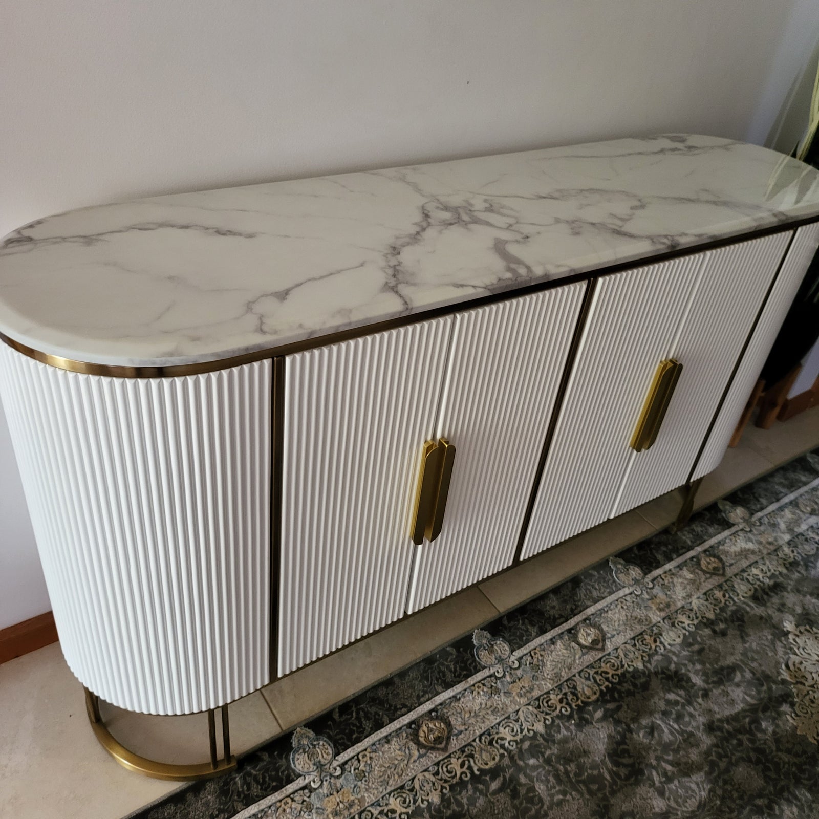 Avie Dining Buffet Cabinet - White (RBM 2)