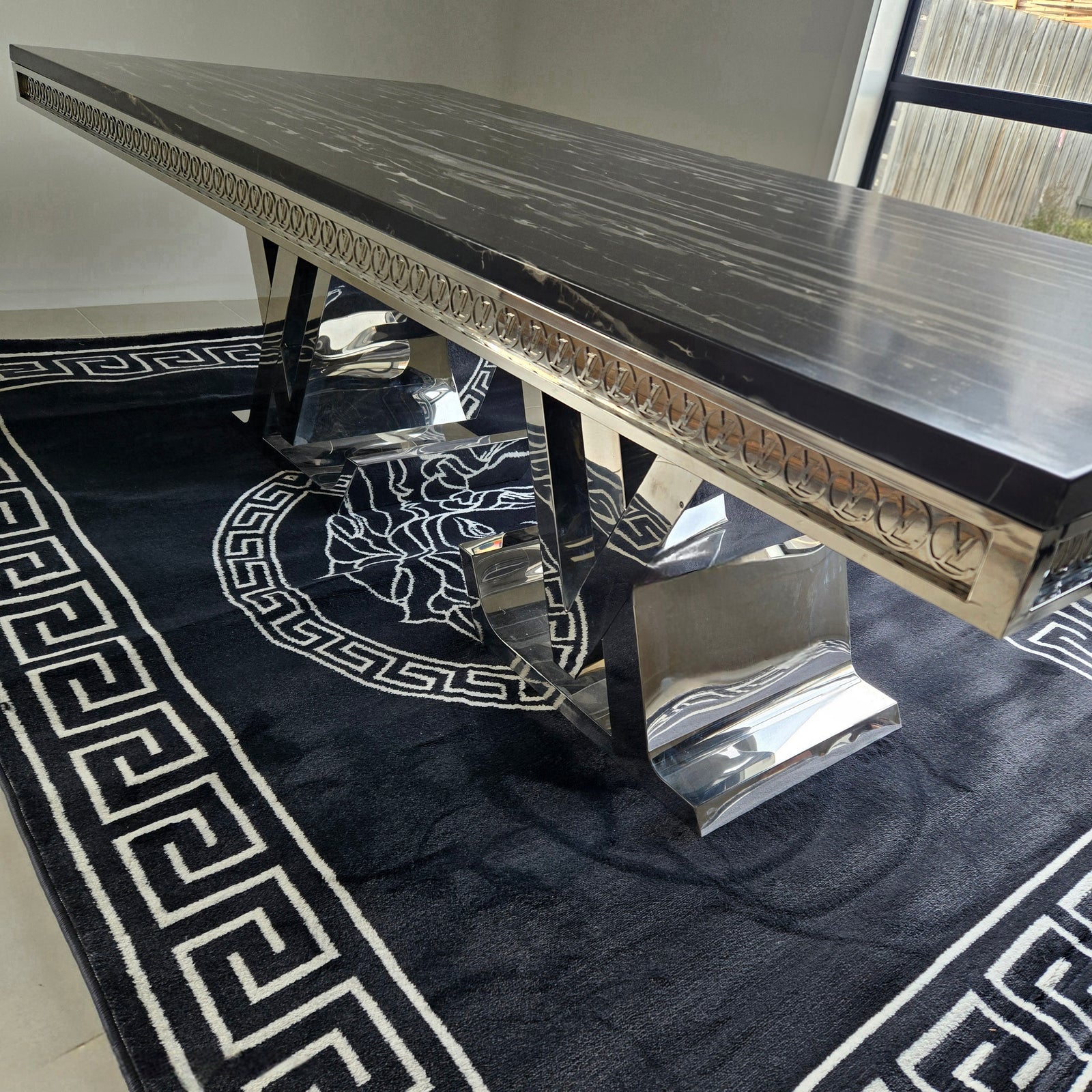 L240cm Marble Dining Aable only - Ashton