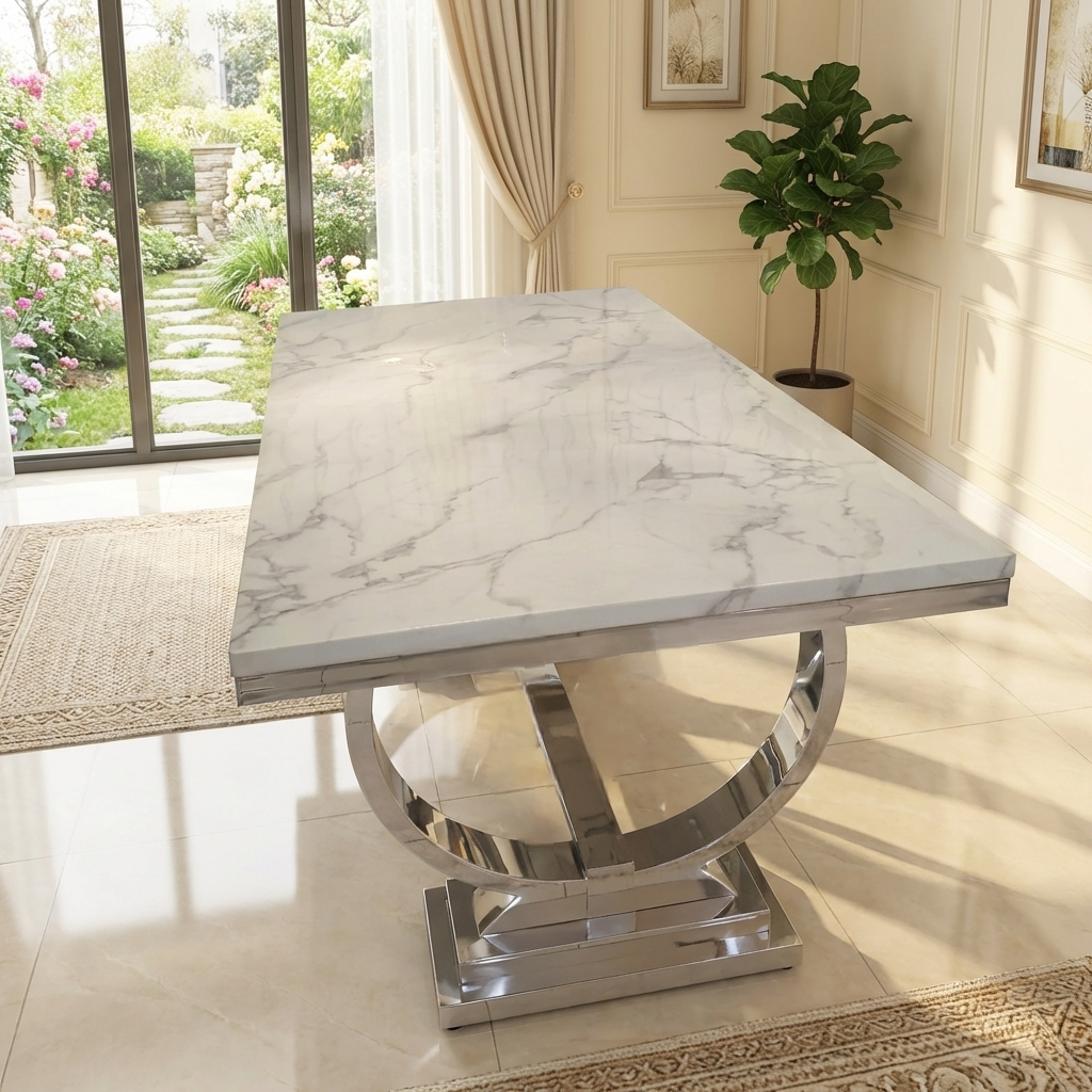 L200cm Marble top Dining Table only