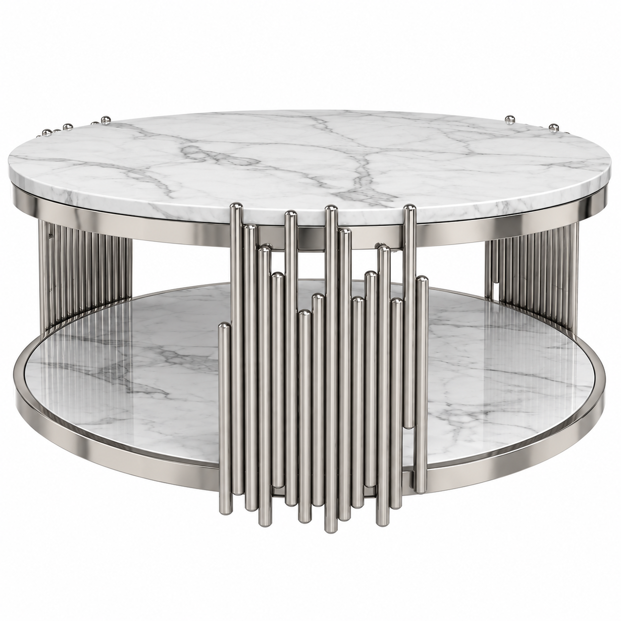 Elegant Modern Marble Coffee table (Circle)