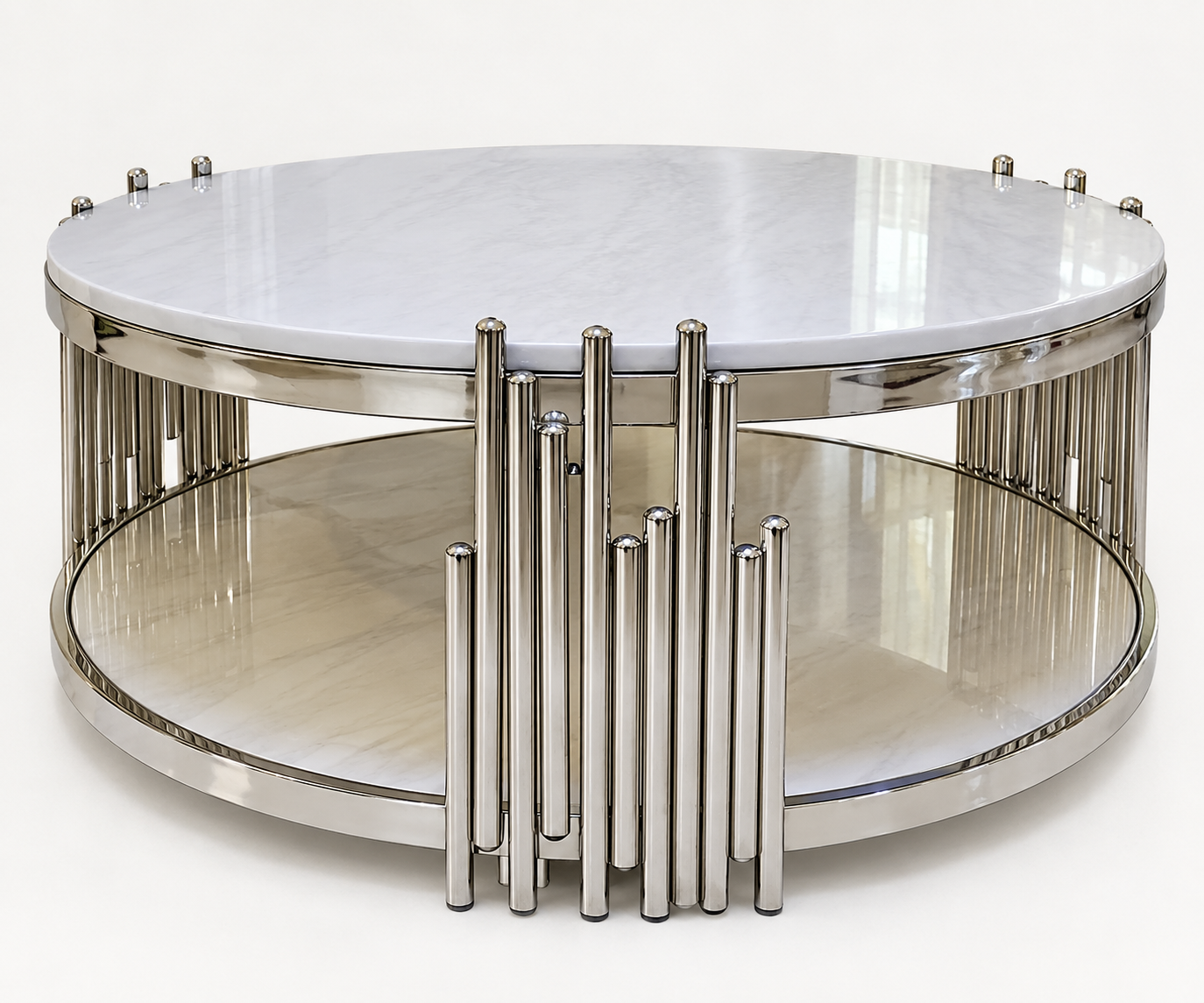 Elegant Modern Marble Coffee table (Circle)
