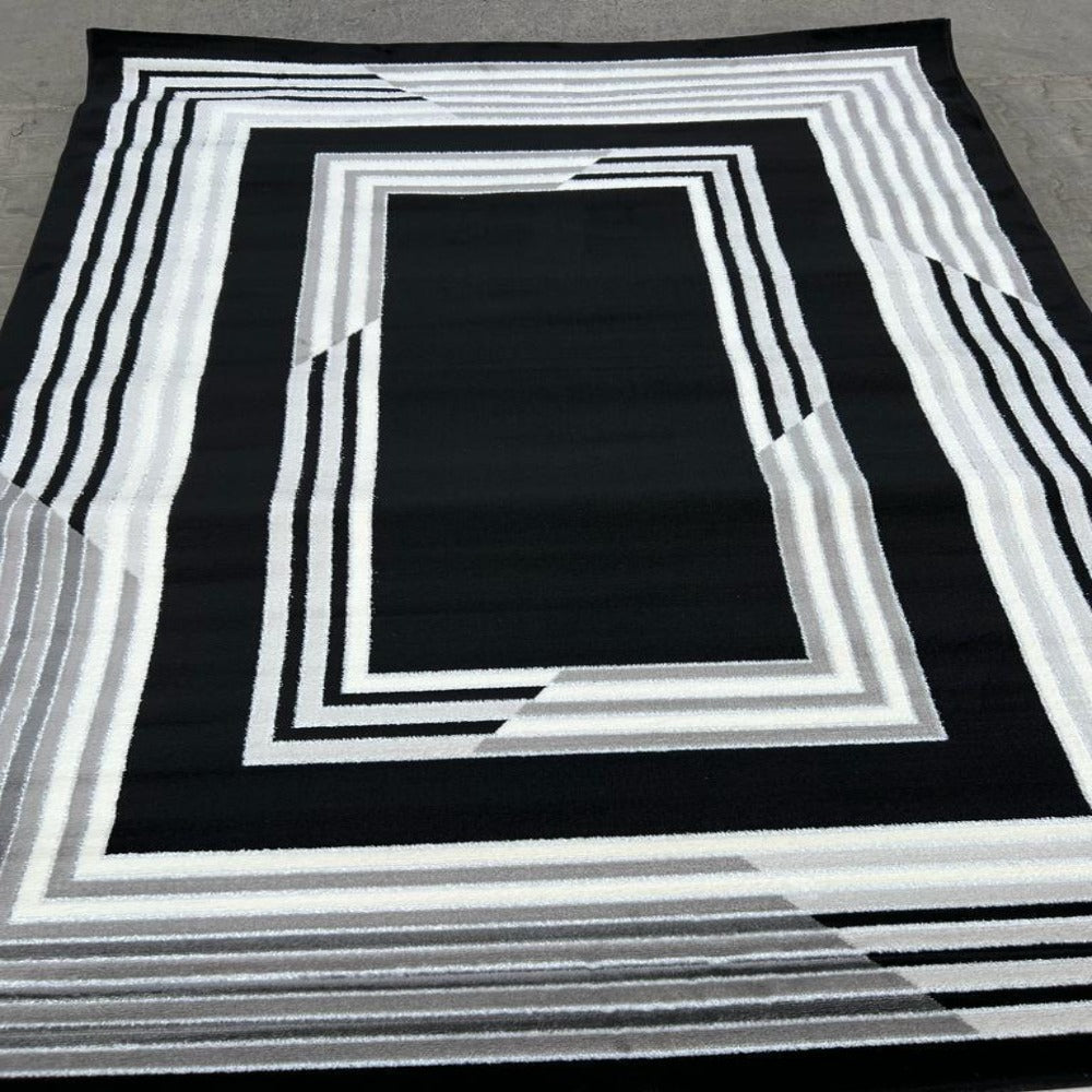 Comfortable Rugs Handmade in Turkey in Black, White and Grey Colours. Discover Luxury and Stylish Designs at Affordable Prices.