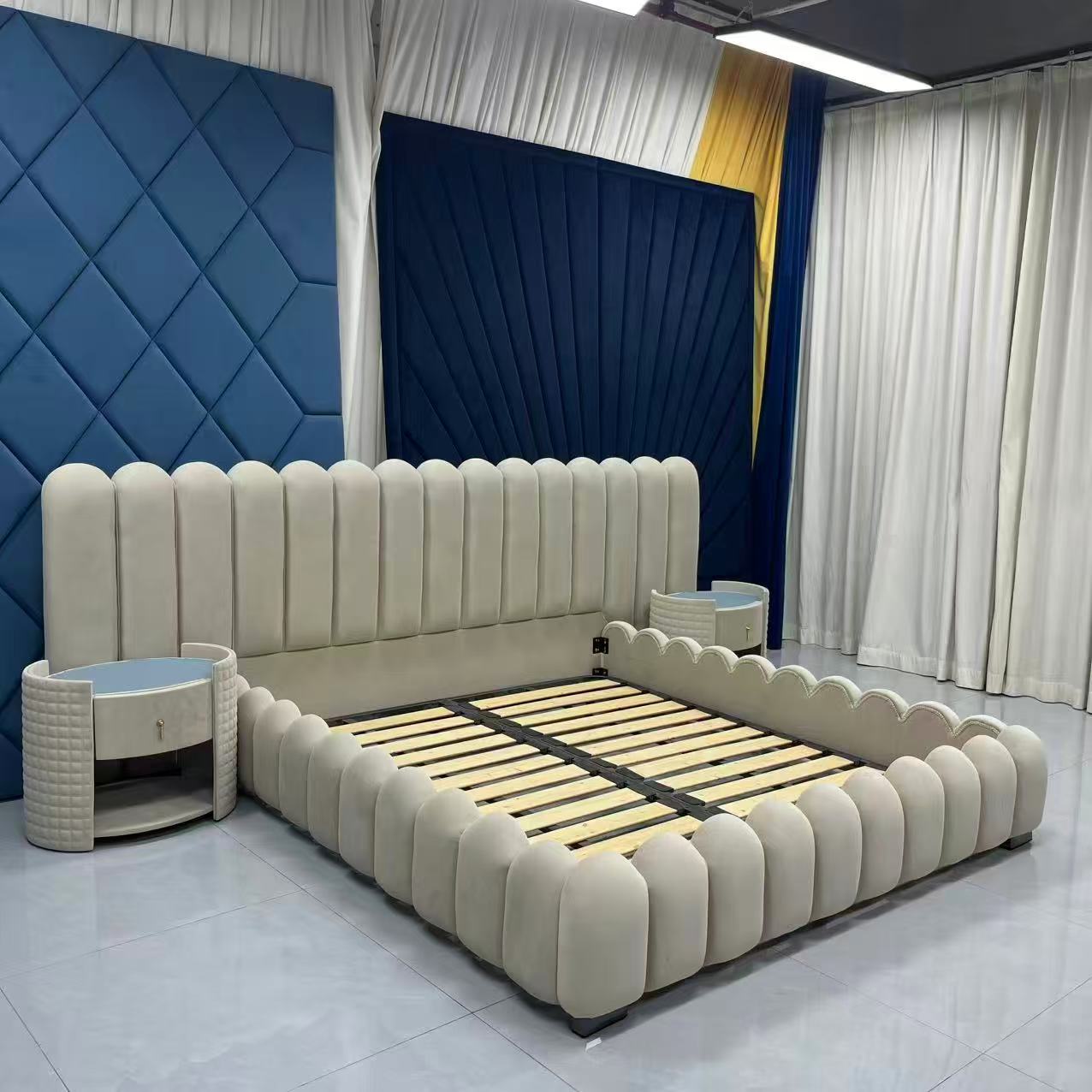 Avril Queen Bed and 2 Bedside Tables