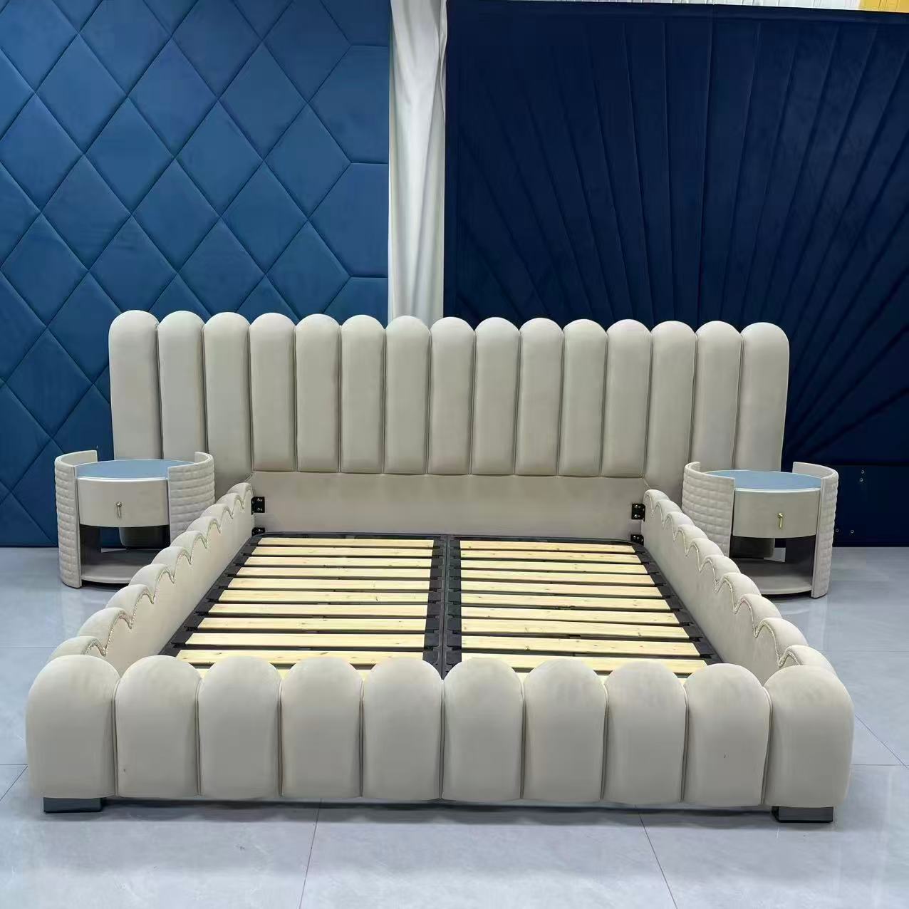 Avril Queen Bed and 2 Bedside Tables