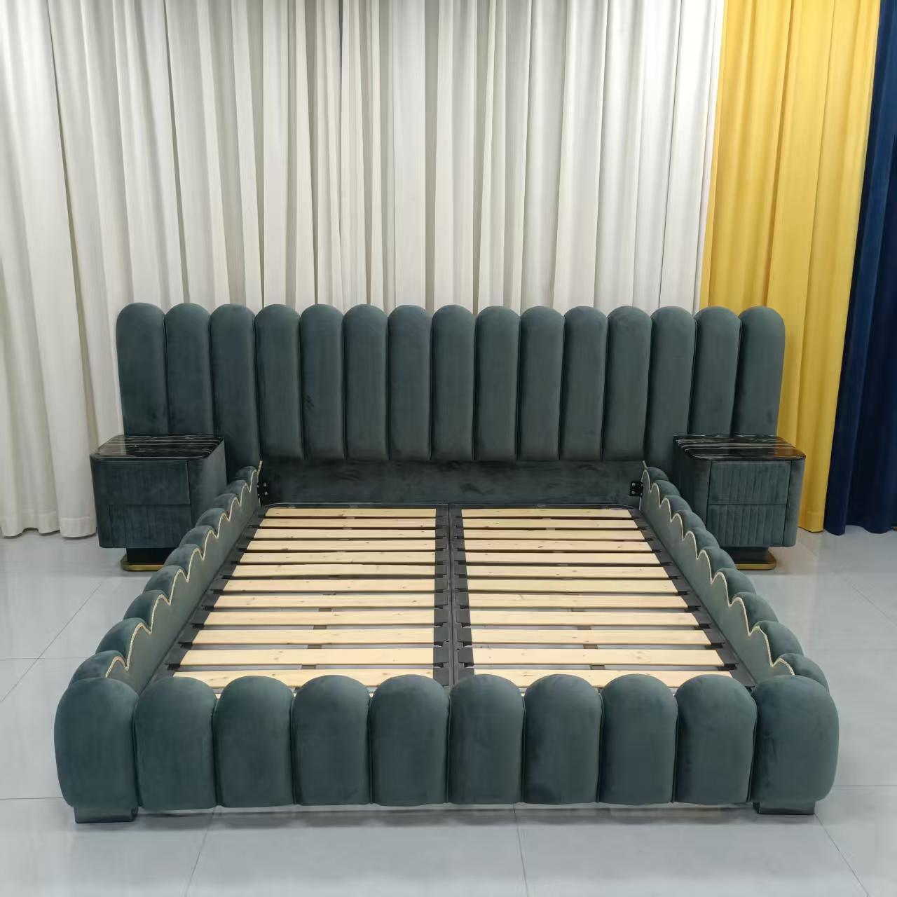 Avril Queen Bed and 2 Bedside Tables