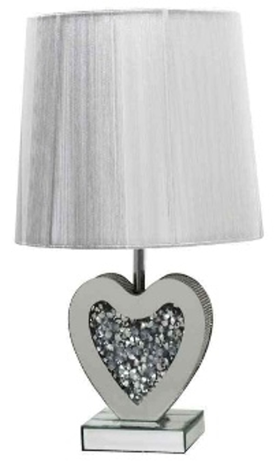 Glass Mirrored Decorative Table Lamp