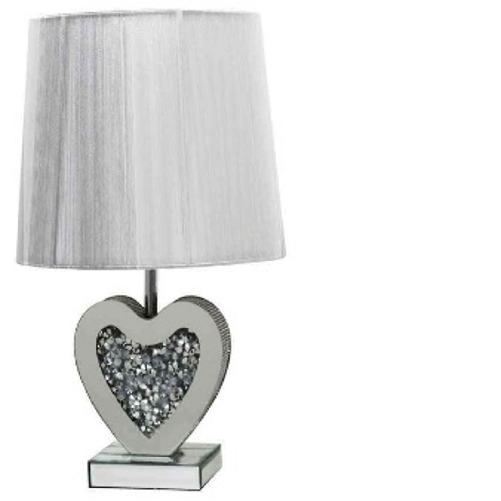 Glass Mirrored Decorative Table Lamp