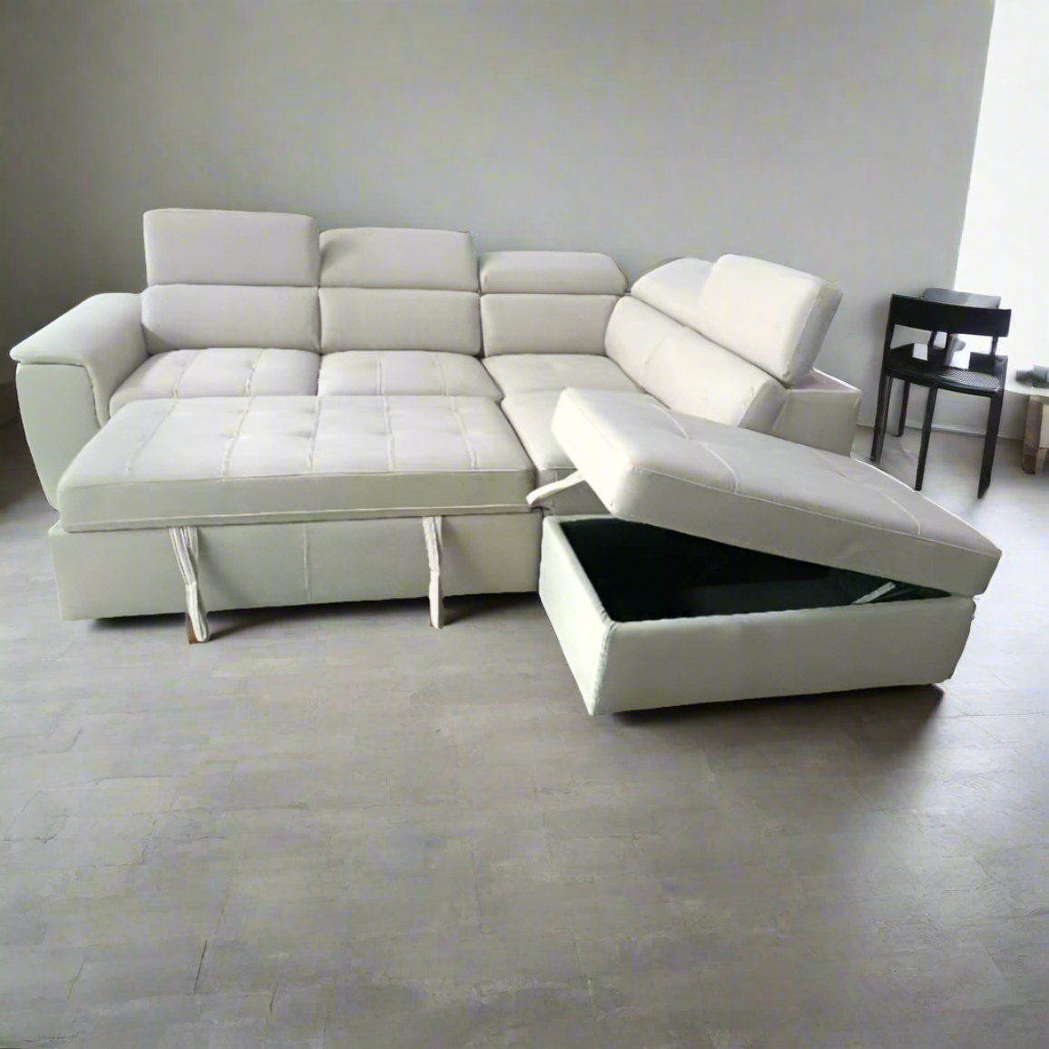 Modern Corner Sofa set with a sofa Bed and a Chaise