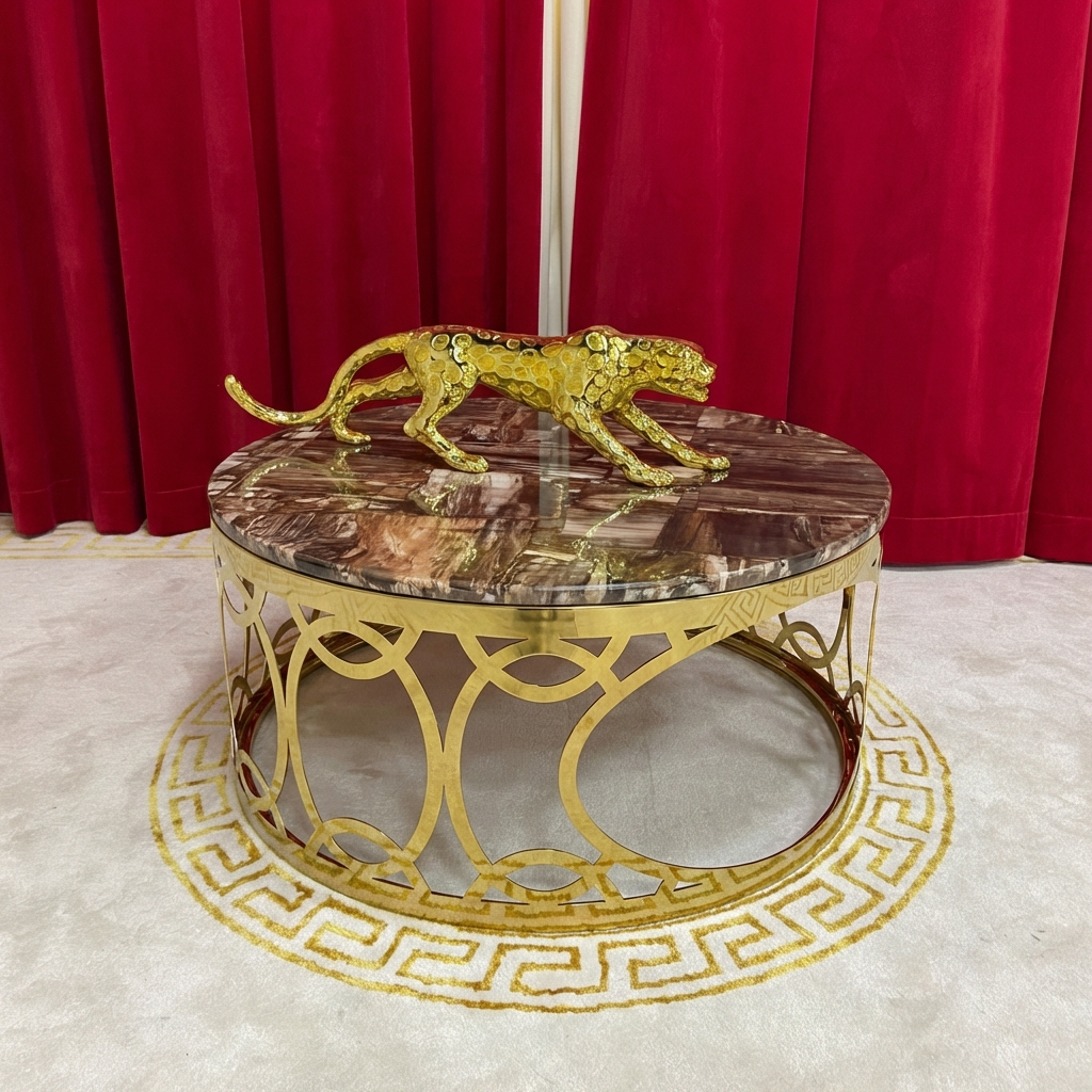 Circle Modern Marble Coffee table