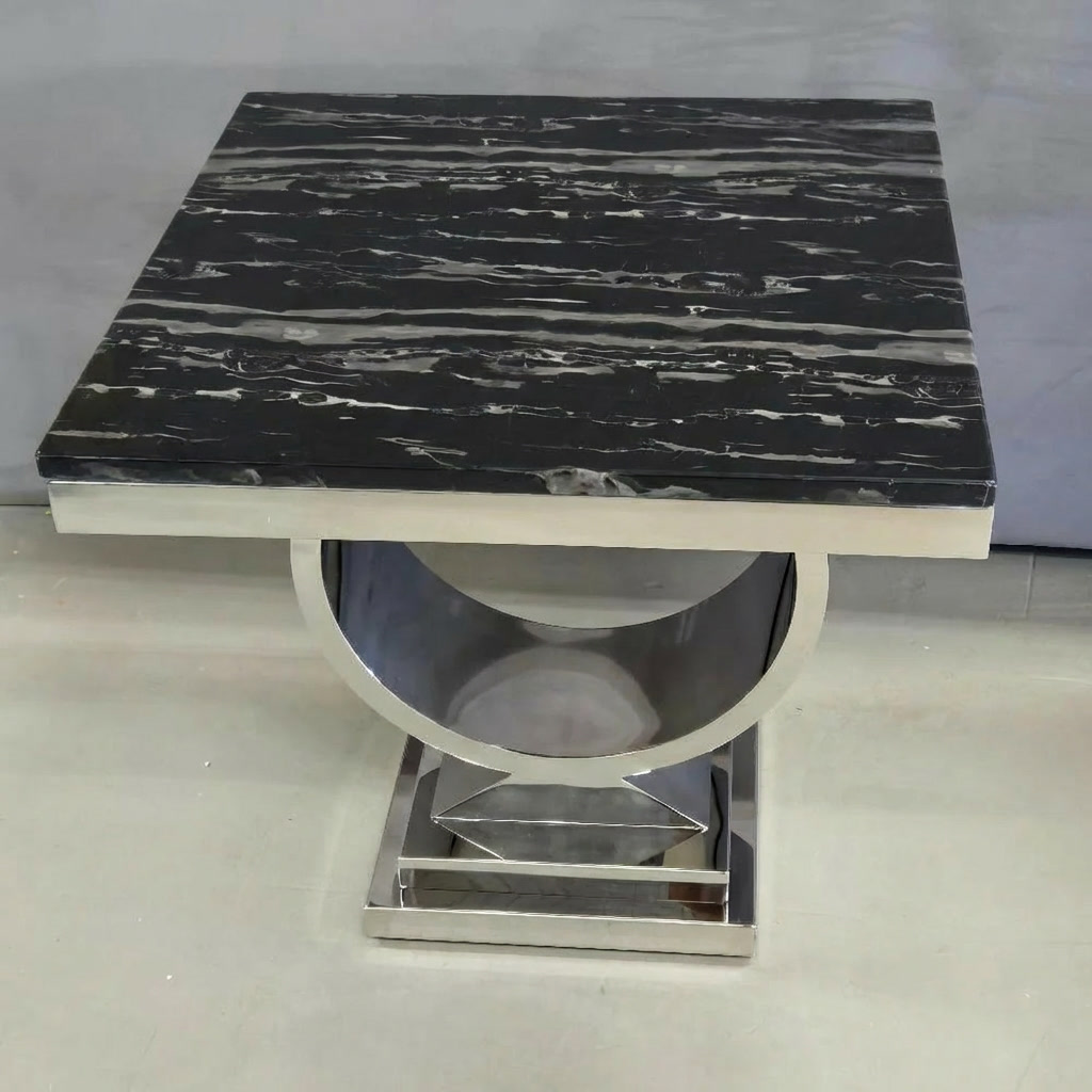 Classic Marble Top Side Table