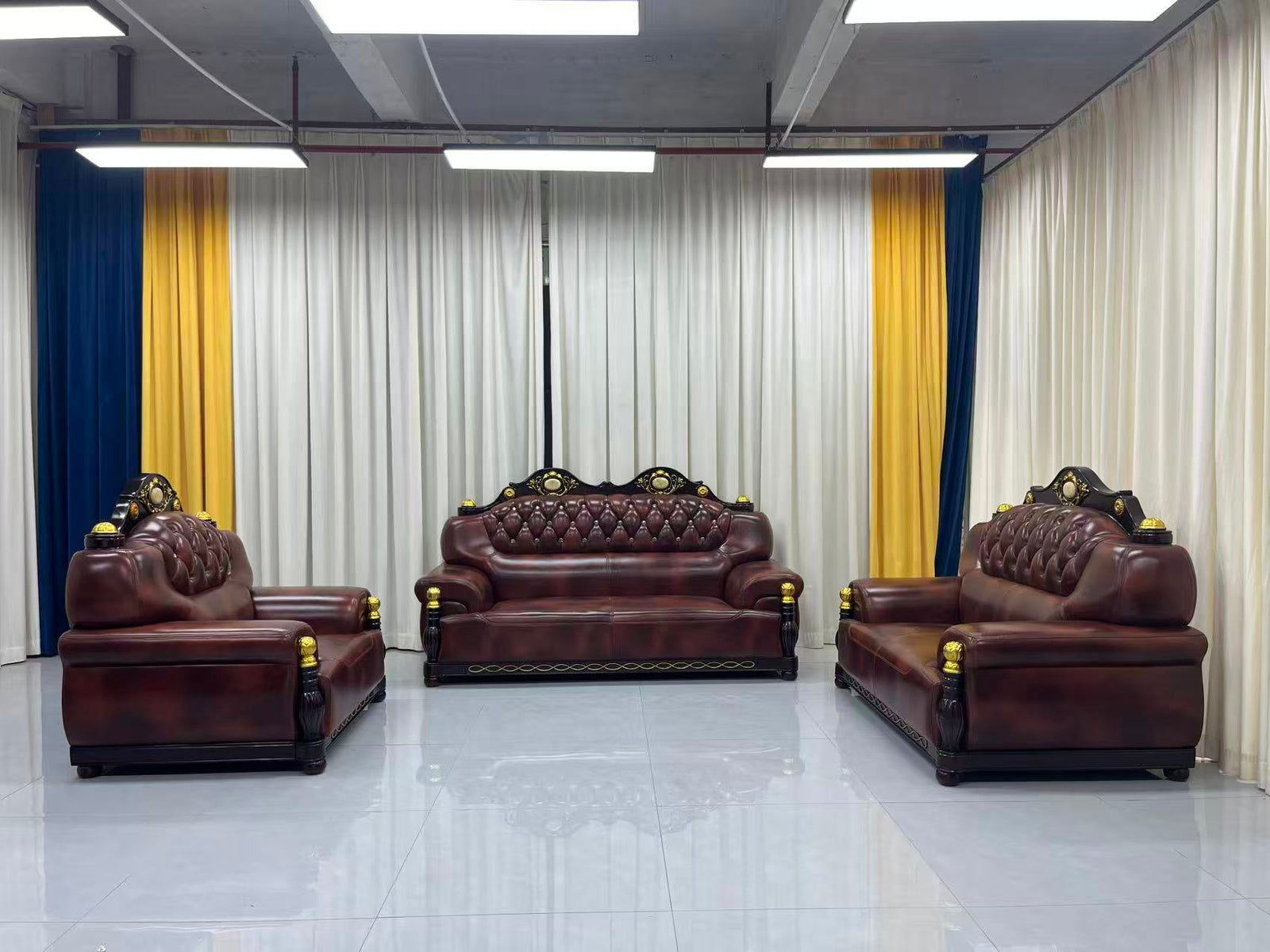 Avril Brown Sofa set (RBM 9)