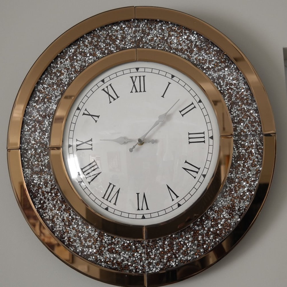 Glass Wall Clock