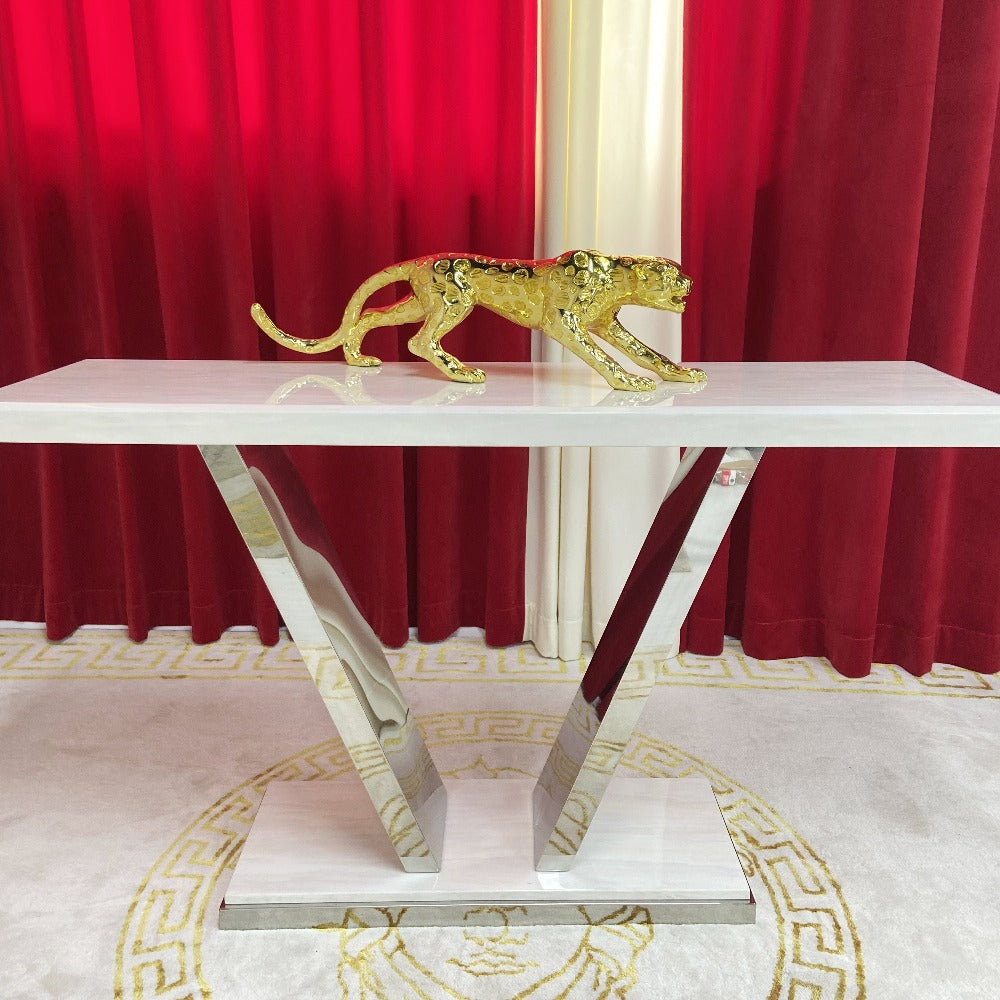 Marble Hallway Entry Table