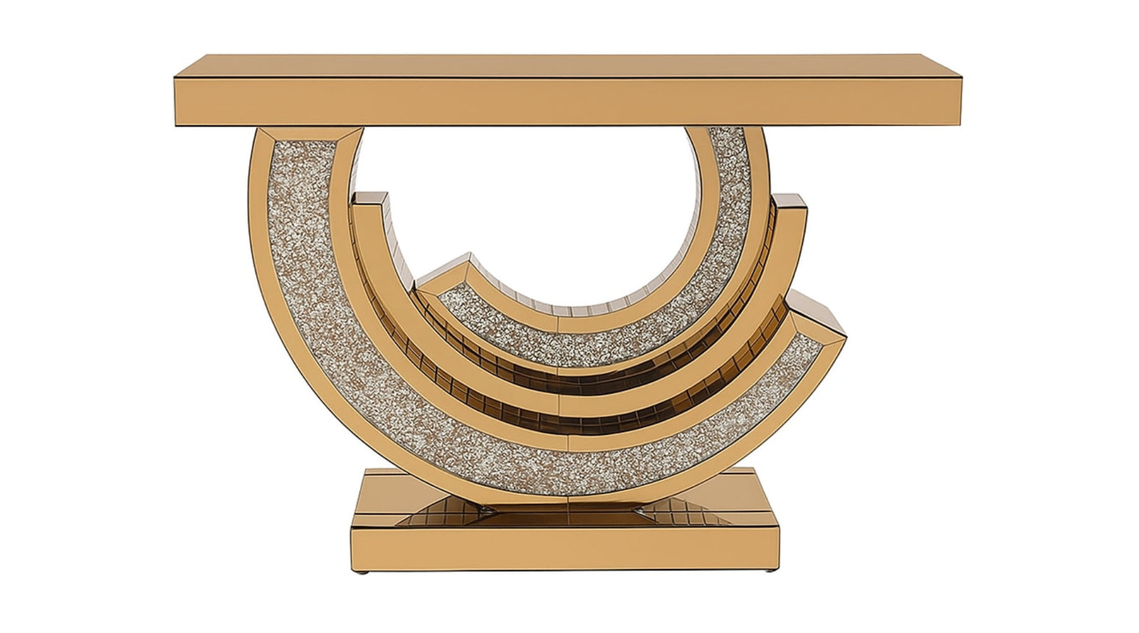 Mirrored Glass Console sets