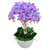 Large Purple Orchid and White Pot Available at RBM Classic Home