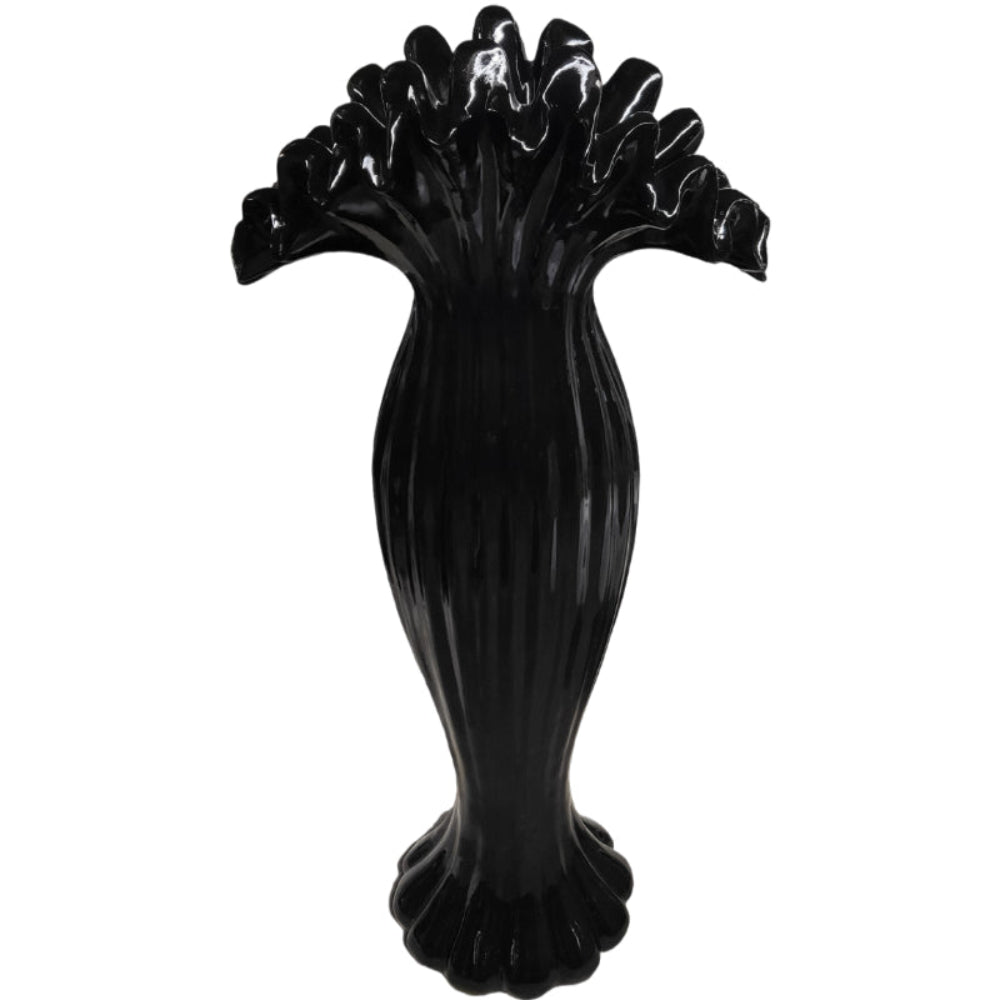 Big Black Resin Decorative Vase at RBM Classic Home
