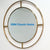 Circle Stainless Steel Hallway Mirror