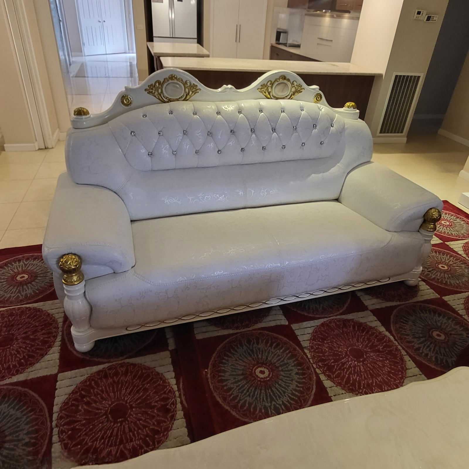 Avril Light Cream Sofa set (RBM 2)