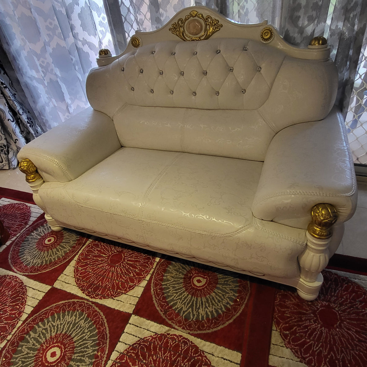 Avril Light Cream Sofa set (RBM 2)