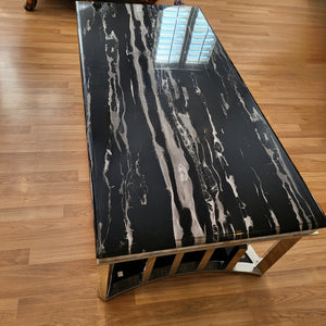 Elegant Modern Marble Coffee Table