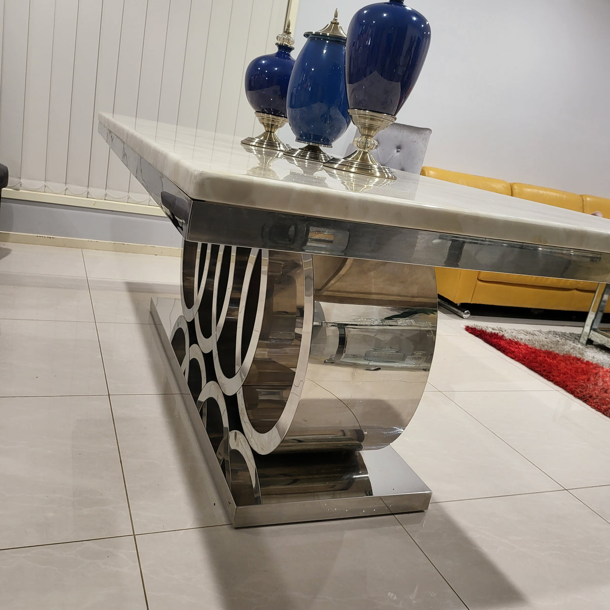 L240cm Marble top dining table only