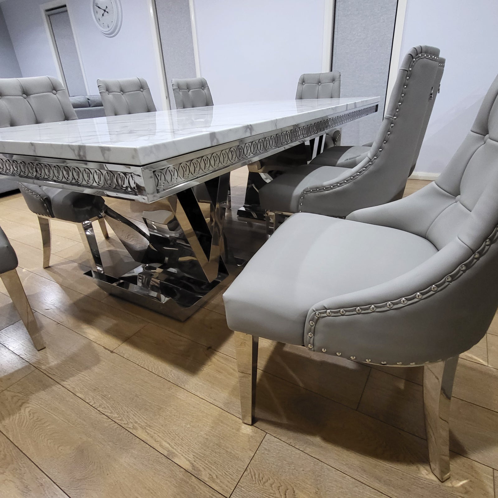 L240cm Marble top dining table only