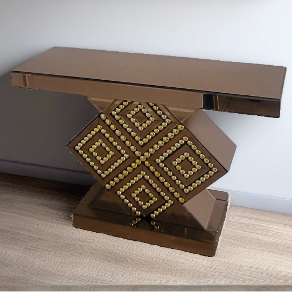 Mirrored Glass Console tables only (Diamond)