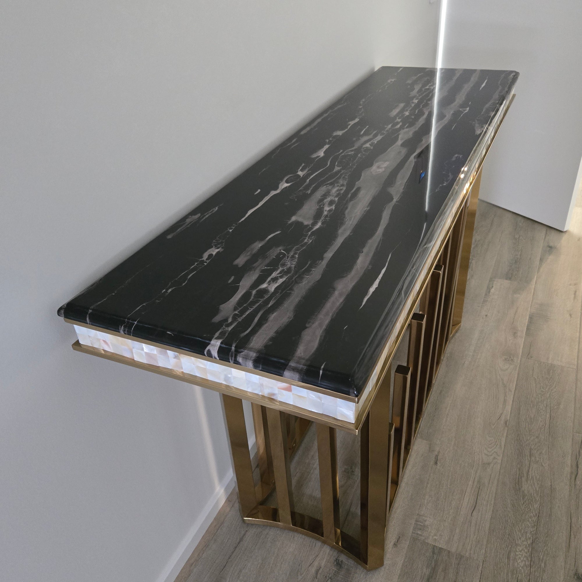 Elegant Modern Marble Console Table only