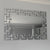 Decorative Silver Hallway Mirror with a Geometric frame at RBM Classic Home