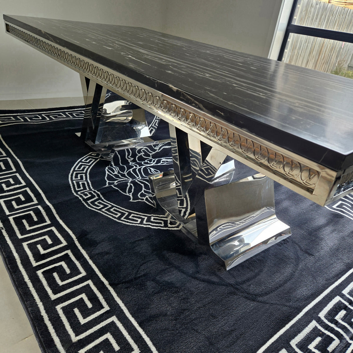 L240cm Marble Dining Aable only - Ashton