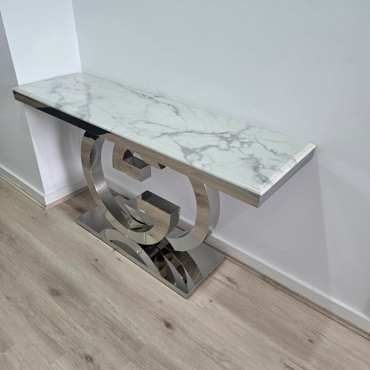 Adrian Style Marble Console Table