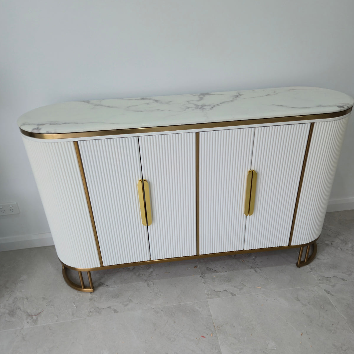 Avie Dining Buffet Cabinet - White (RBM 2)