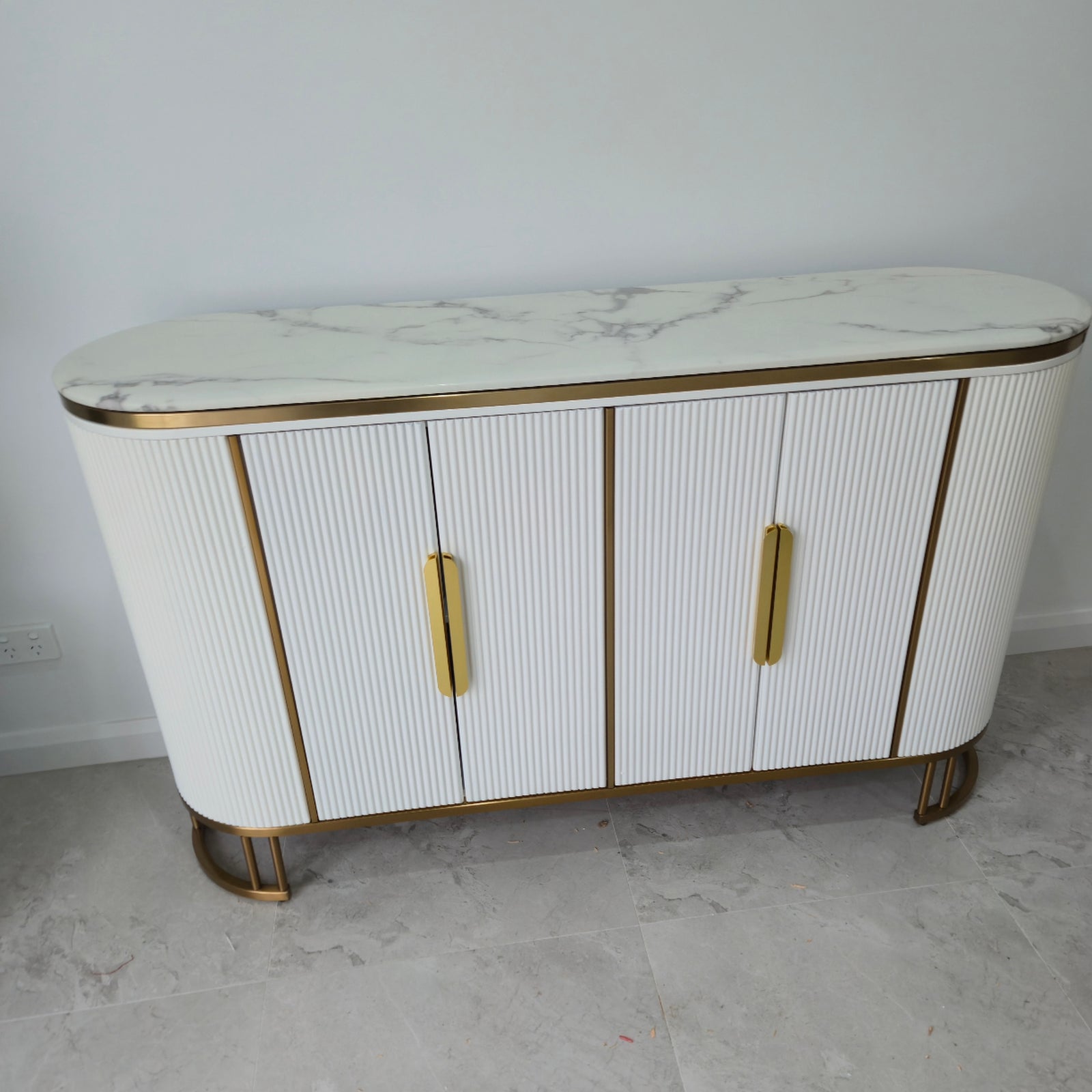 Avie Dining Buffet Cabinet - White (RBM 2)