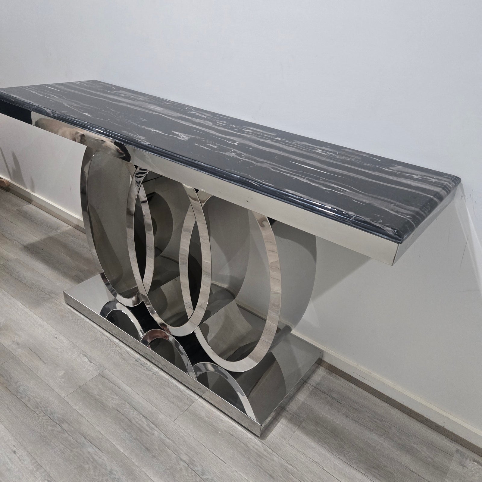 Circles Marble Console Table