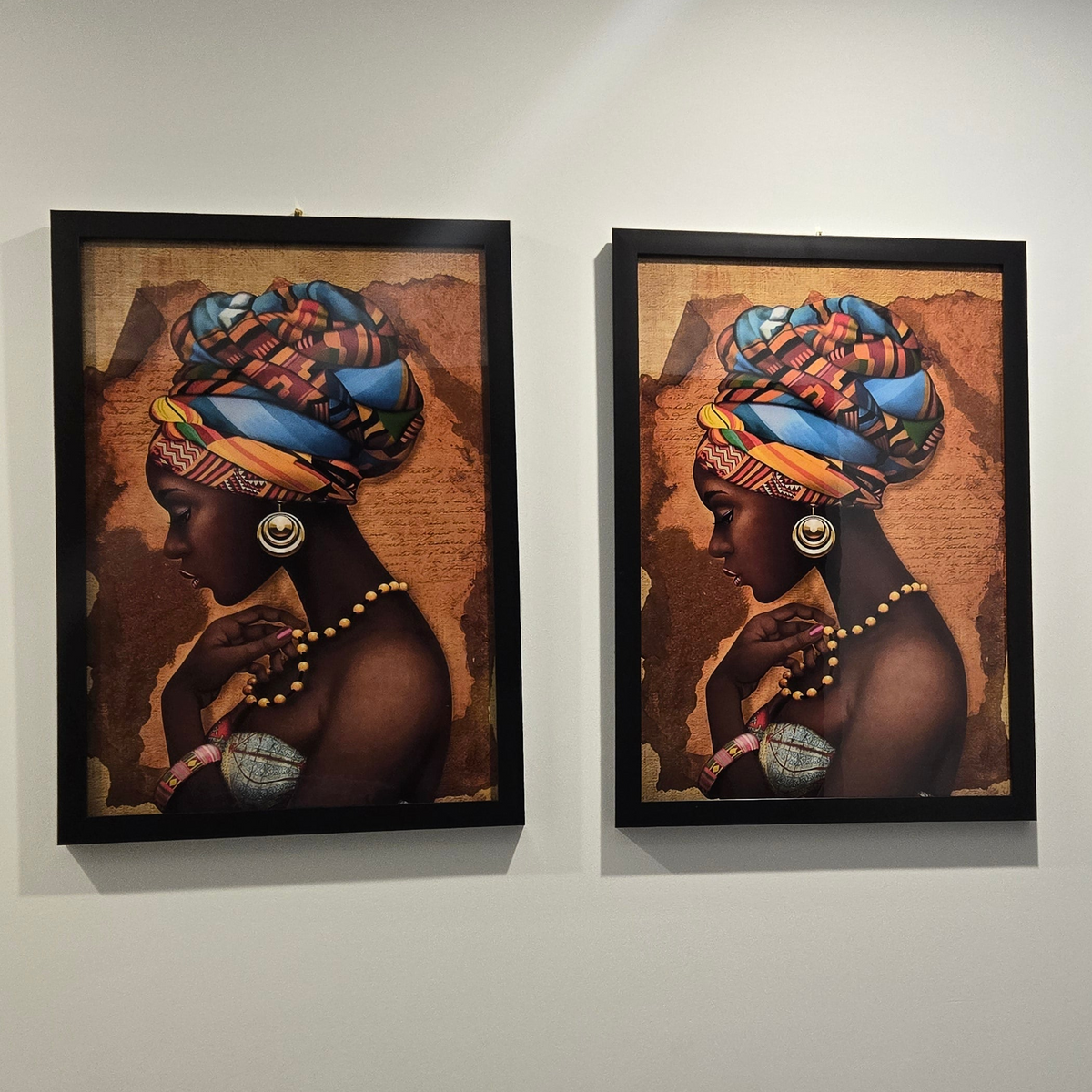 African Beauty Decorative Wall Painting