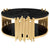 Elegant Marble Coffee Table in Gold Stainless Steel Frame
