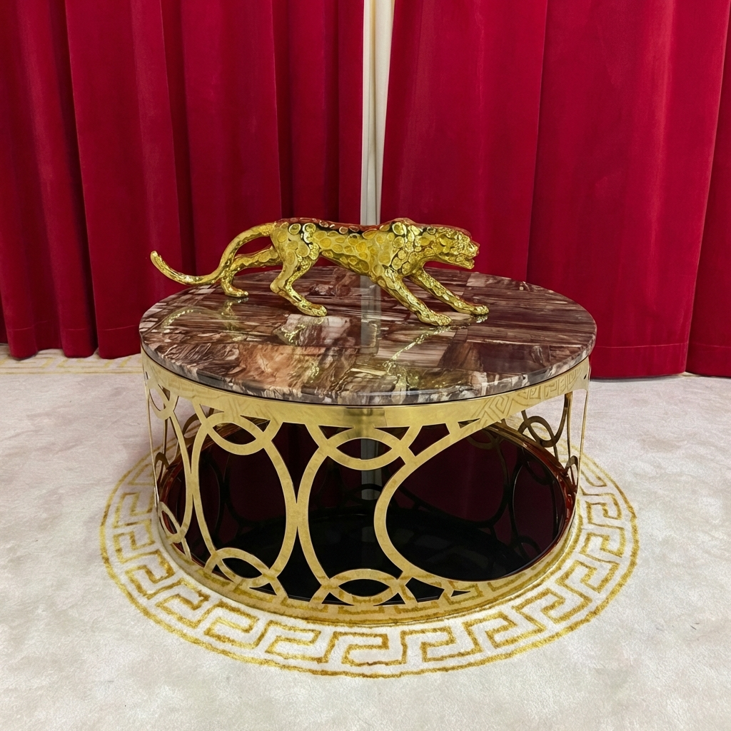 Circle Modern Marble Coffee table