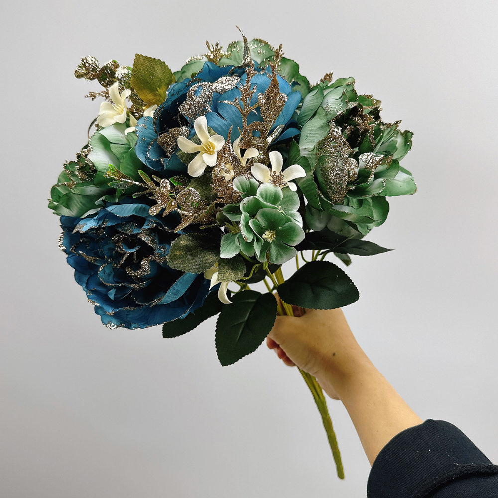 Overlord Bunch of Roses in Blue and Green Available at RBM Classic Home