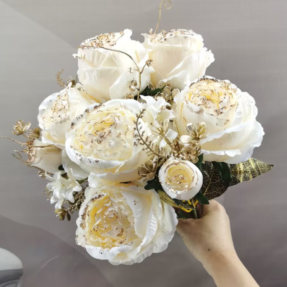 Overlord Bunch of Roses in White, Yellow and Green Available at RBM Classic Home