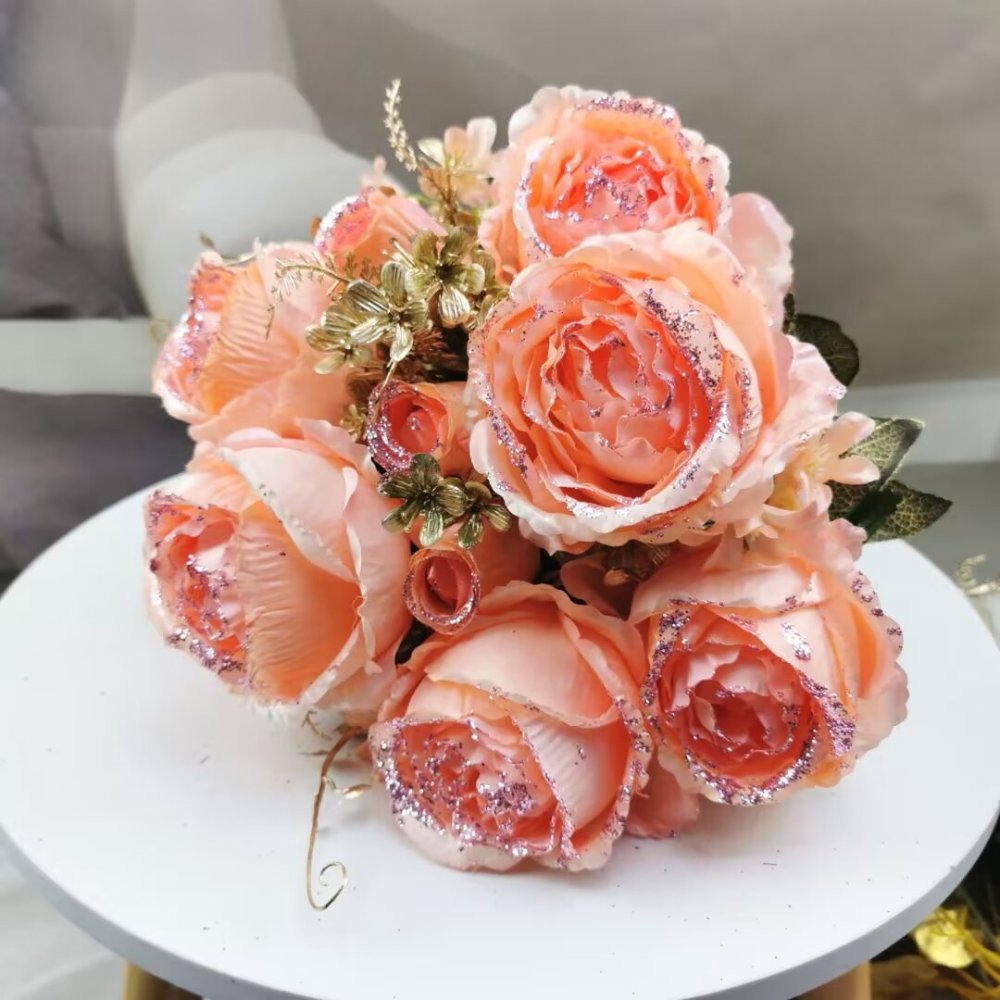 Overlord Bunch of Roses in Orange and Green Available at RBM Classic Home