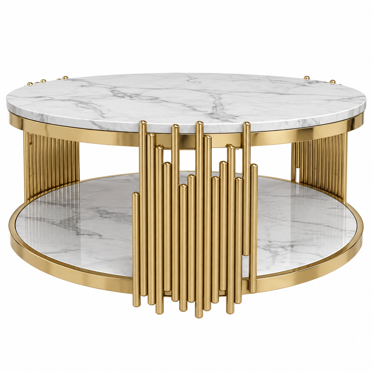 Elegant Modern Marble Coffee table (Circle)