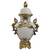 White and Silver Decorative Trophy Vase