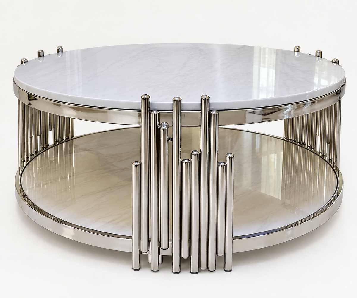 Elegant Modern Marble Coffee table (Circle)