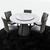 Round Marble Dining Table with 4 chairs