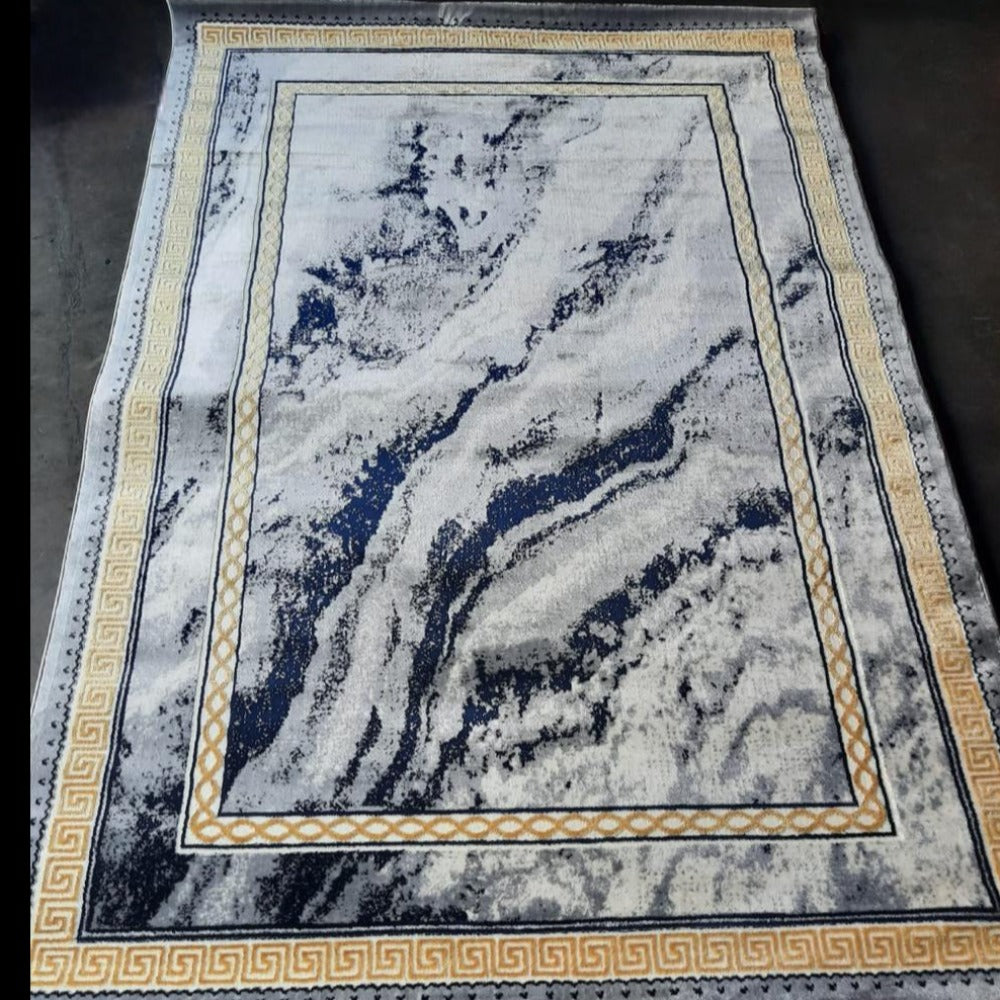 Comfortable Rugs Handmade in Turkey. Discover Luxury and Stylish Designs at Affordable Prices in Cream, Blue and Gold Colours